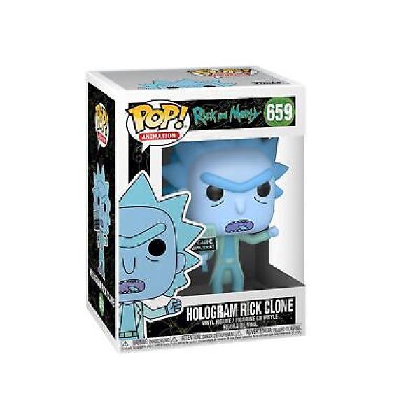 FUNKO POP! Vinyl Figur Animation Rick and Morty Hologram Rick Clone 659